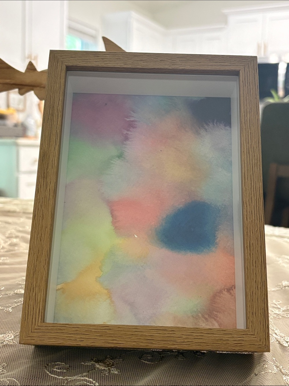 Fun with color. Abstract Pastel original Watercolor Art - Multicolor